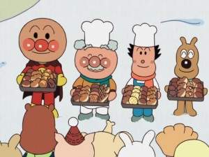 Кадр из аниме Sore Ike! Anpanman: Sing! Dance! Everybody's Christmas